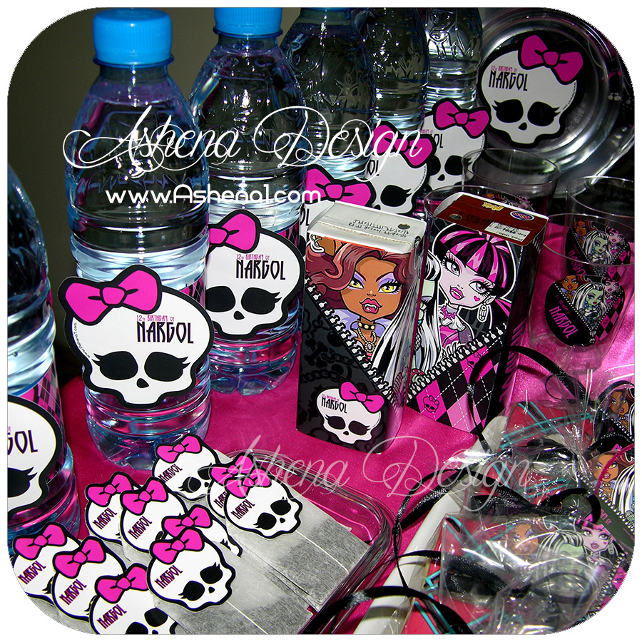 تی بگ(چای کیسه ای) با طرح تم مانستر های(monster high)