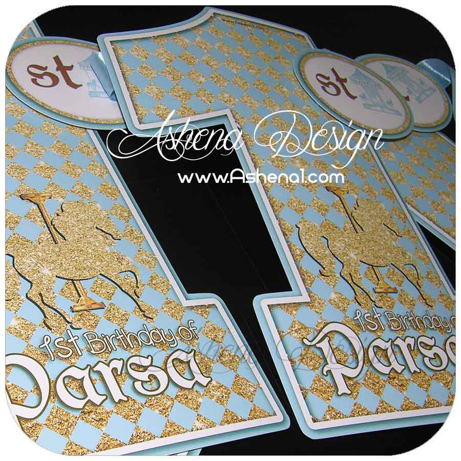 ریسه عدد تولد با طرح تم چرخ و فلک پسرانه